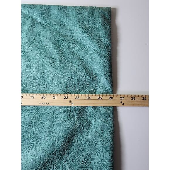 HI END ACCENTS Brown Green Metal Button QUEEN Accent Pillow Sham 21x27 - Picture 6 of 7